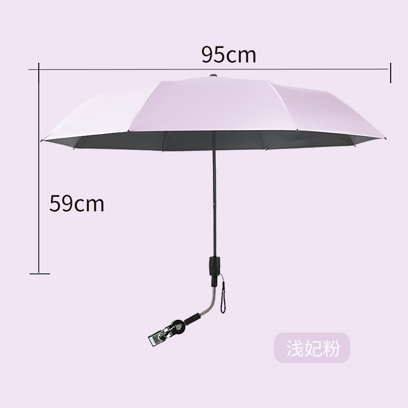 Venta al por mayor cochecito de bebé sombrilla resbalón muñeca artefacto de los niños coche sol paraguas impermeable Universal con bebé