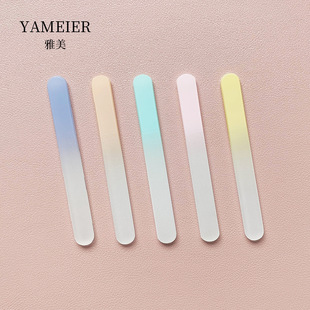 Baby Nail File Round Head Kidsren's Special Manicure Mini Rub Strip Newborn Baby Small Glass File Polishing Strip