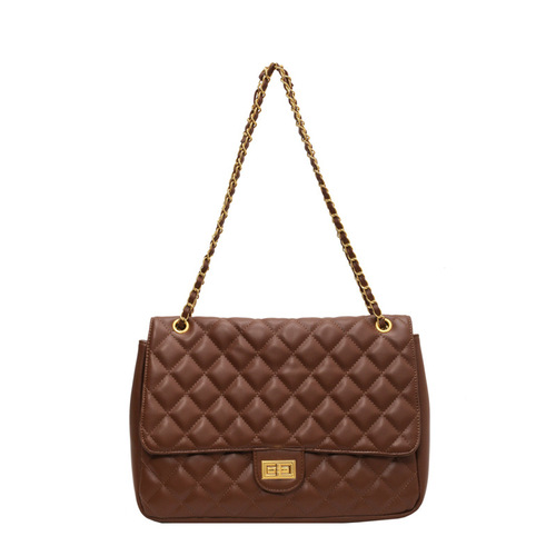 Xiaoxiangfeng women's bag new autumn and winter high-end rhombus chain bag large capacity single shoulder crossbody bag wandering bag