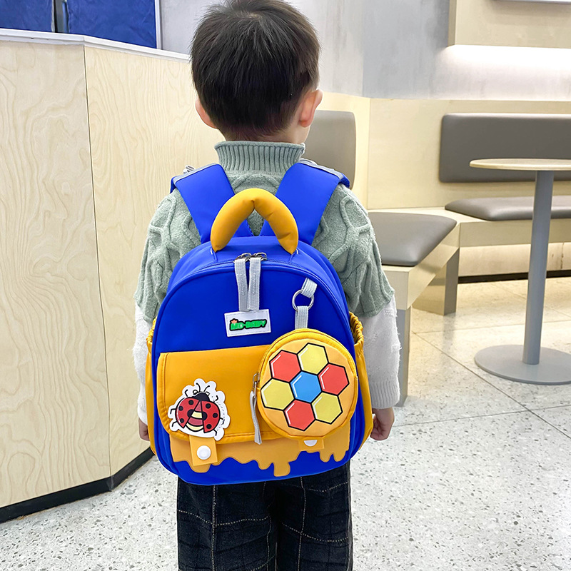 Nueva mochila de jardín de infantes para niños y niñas mochila de dibujos animados encantadora super ligera de carga mochila casual de gran capacidad