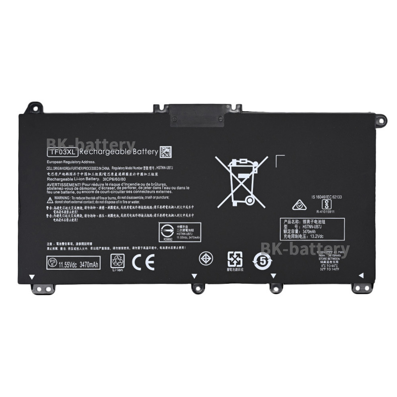 Applicable to HP HSTNN-LB7X TPN-Q201/Q188 TF03XL built-in laptop battery