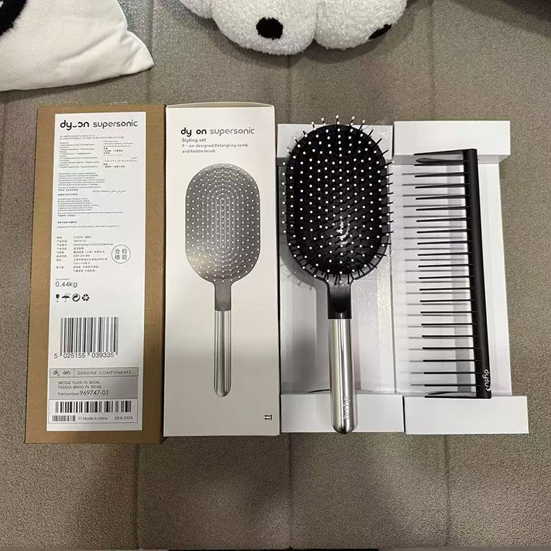 ダイソンと同じスタイルのエアクッションコーム、帯電防止マッサージコーム、ワイドトゥースコーム、ヘアコーム、女性用家庭用ポータブルエアバッグコームセット|undefined