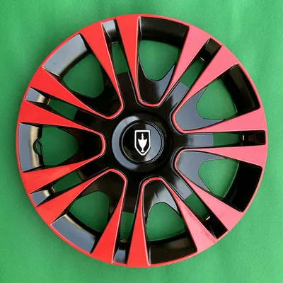 Caps, Wheel Covers, Tire Caps, Decorative | Spare wheel cover - standard-ky-model-black-and-red-4-pieces