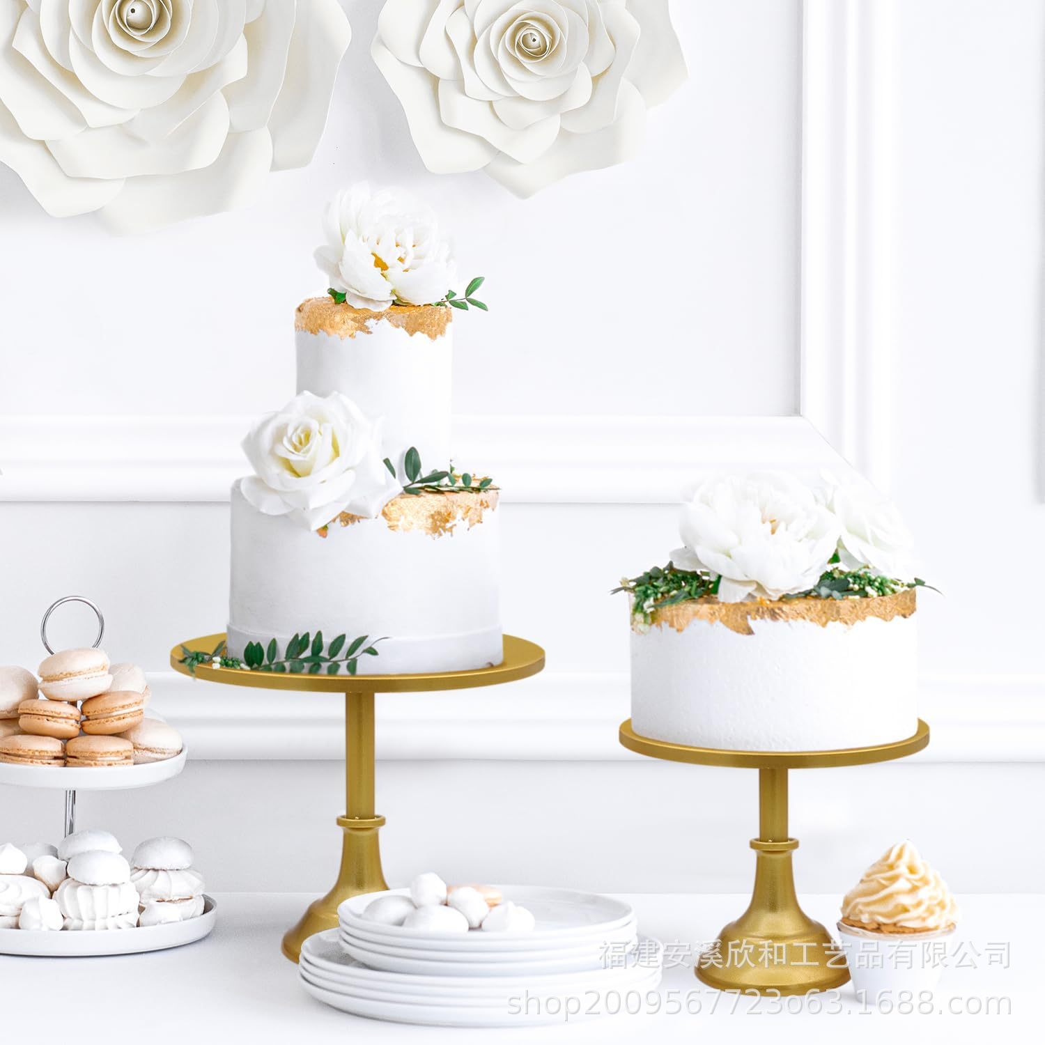 Tabla de postres europea decoración estante de exhibición bandeja de pastel decoración de boda estante de té de la tarde refrigerio estante de pie alto