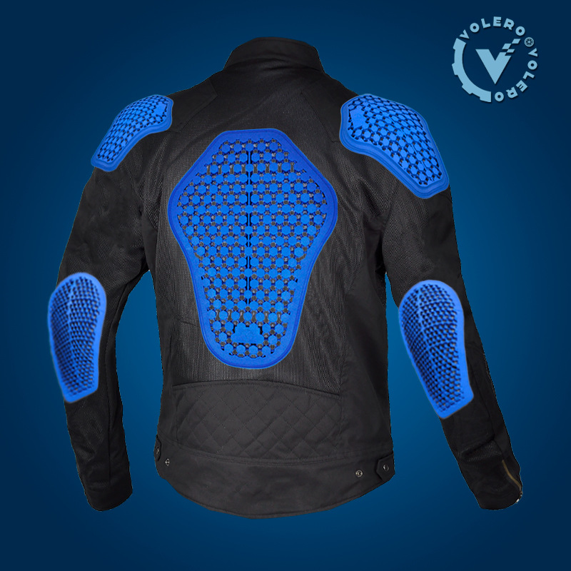 Volero motocicleta ciclismo ropa verano malla transpirable anti-caída ropa motocicleta Denim anti-caída pantalones ropa de carreras