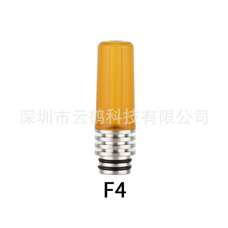 510 largo acero inoxidable + POM PEI plástico acrílico paja goteo sola punta ABCD