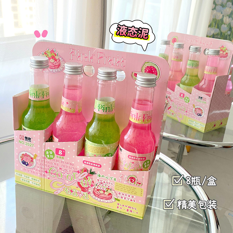 史莱姆起泡胶大罐炫彩色水晶泥气泡胶不黏手安全解压捏捏玩具批发|undefined