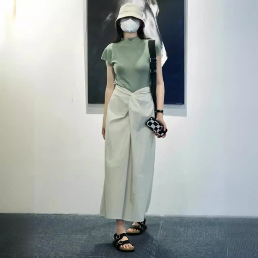 Conjunto de dos piezas para mujer, estilo elegante y casual