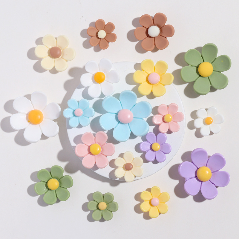 Creative Kitchen Home Six-Petal Flower Hairpin Resin DIY Jewelry Small Accessories Refrigerator Magnet Decorative Photo Message Board Creative Kitchen Home Six-Petal Flower Hairpin Resin DIY Jewelry Small Accessories Refrigerator Magnet Decorative Photo Message Board