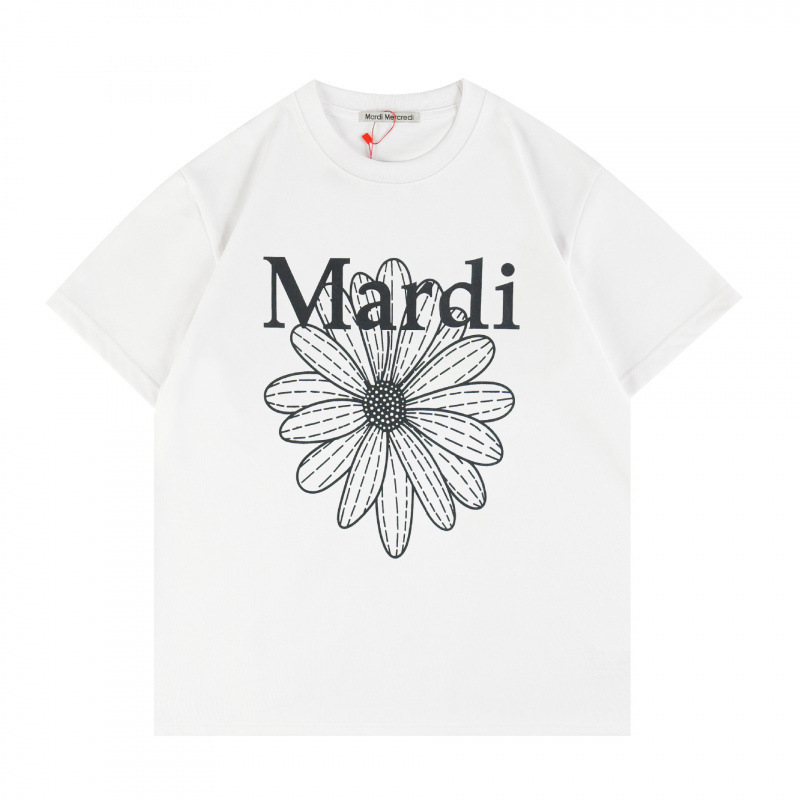 【カウンター品質】韓国マルディトレンドブランド半袖Tシャツリトルデイジードーマンプリントラウンドネックピュアコットンクロスボーダー|undefined