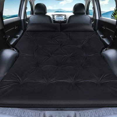 Vehicle-mounted inflatable bed | Mattress - model-b-standard-version-mysterious-black-suede-material