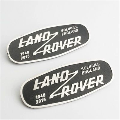 Suitable for Land Rover Defender Grille Emblem, Land Rover Car Emblem, Hood Emblem, Defender 15 Model Modified Grille Emblem (Car logo) - standard-one-in-the-middle-net