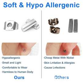 1040耳饰基础款材料 DIY耳环耳坠制作工具 盒装耳堵耳塞饰品配件