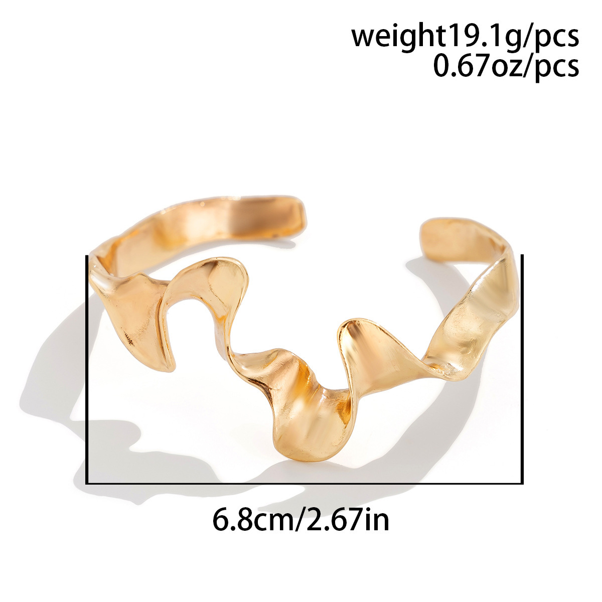 29g Weight Bracelets, Necklace Classification 1 Piece Quantity Holiday, Daily Occasion Alloy Material Irregular Pattern Women's Gender Punk, Streetwear Style Punk Streetwear Irregular Alloy Women's Bracelets Necklace 9