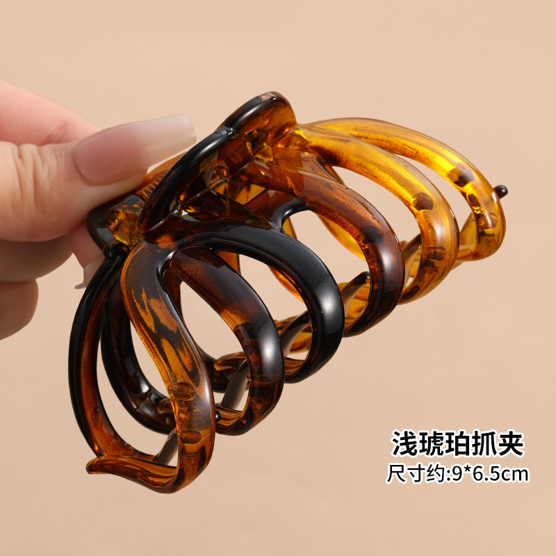 精致批发女法式发卡高颜值ins风头饰可爱发夹小香风卡子简约抓夹|undefined
