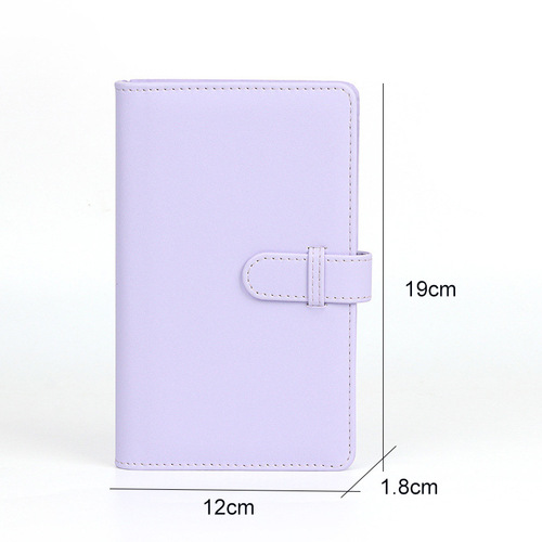 Manufacturer Polaroid mini12 photo album 3 inches 108 pieces solid color photo album