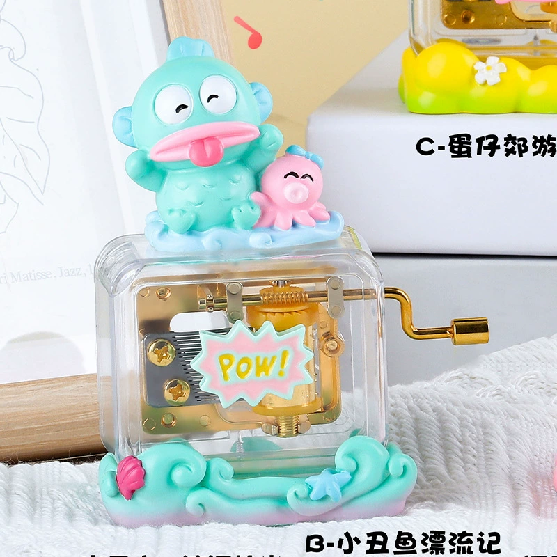 Sanrio, музыкальная коробка мультфильм, минифигура, украшения на стол, подарок на день рождения