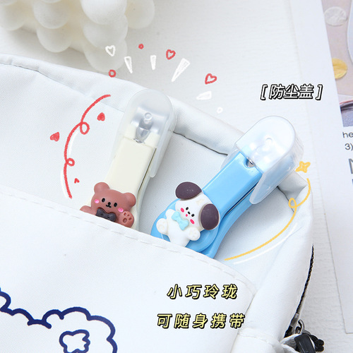 Cute cartoon nail clippers single pack nail clippers creative student nail clippers home portable manicure and pedicure tool