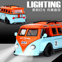 众源兴1:32大众T1仿真合金模型声光后轮回力儿童玩具男孩摆件展示