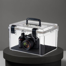 收纳盒塑料专用电子拍摄摄影器材单反相机镜头除湿防霉密封透明