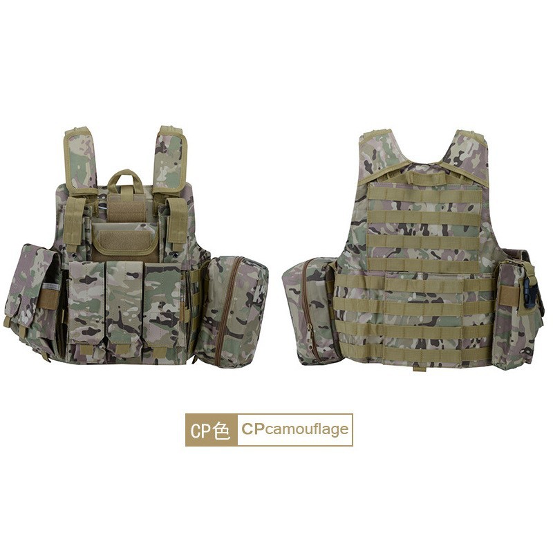 Nuevo chaleco de combate para fanáticos del ejército de CS de acción en vivo, chaleco táctico al aire libre de camuflaje rápido multifuncional, chaleco táctico