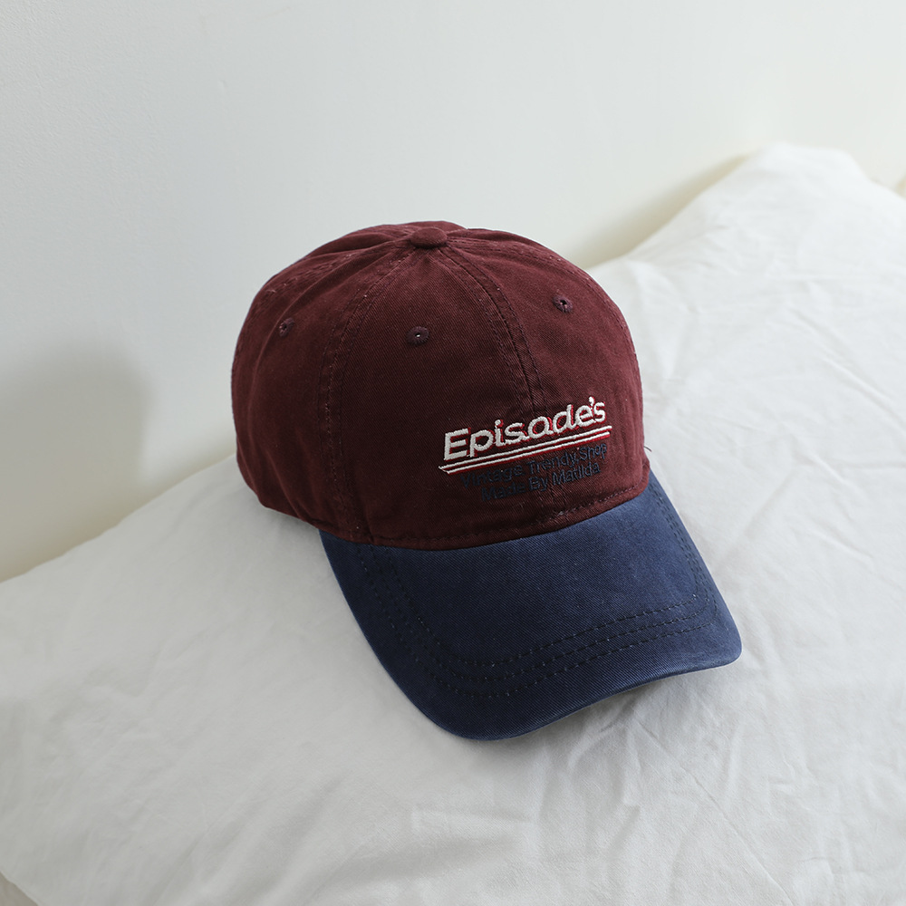 Sombreros infantiles primavera y otoño estilo americano bordado sombrero de béisbol de moda con fotos casuales gorras de lengua de pato para niños y niñas