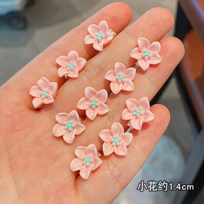 Amazon レトロパールフラワー小さなグリップクリップ三つ編み装飾小さなヘアピン甘いヘアアクセサリー前髪クリップ|undefined