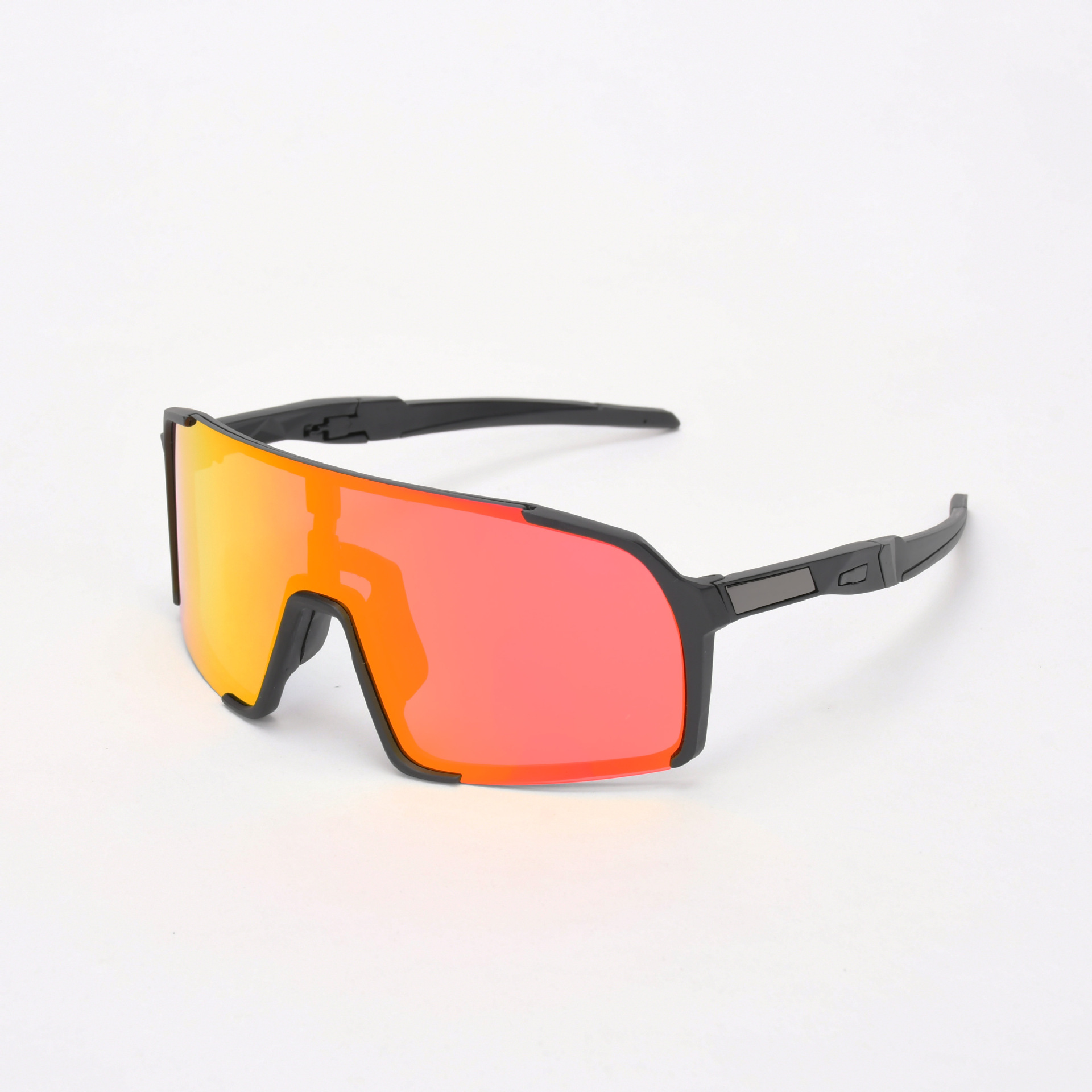 검은색 프레임, 검은색 다리와 꼬리, 모두 빨간색 필름