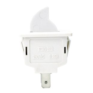 Factory Customized 220V Cross-Border Freezer Flame-Retardant Door Light Switch, Freezer Normally Closed Dh102 Copper Button Switch