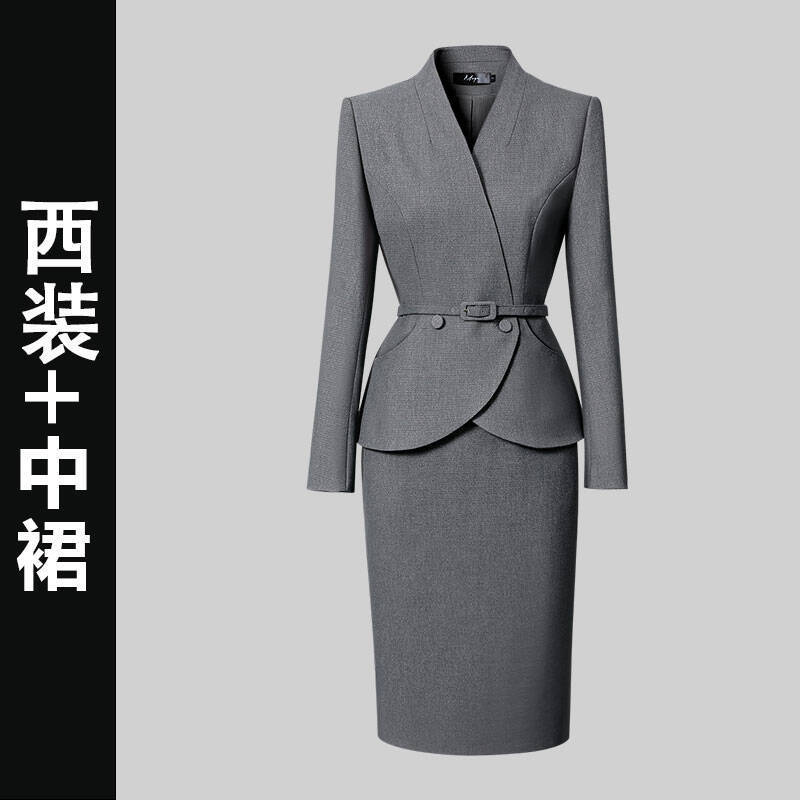 西装套装女2025新款职业气质时尚干练售楼部案场客服珠宝店工作服|undefined