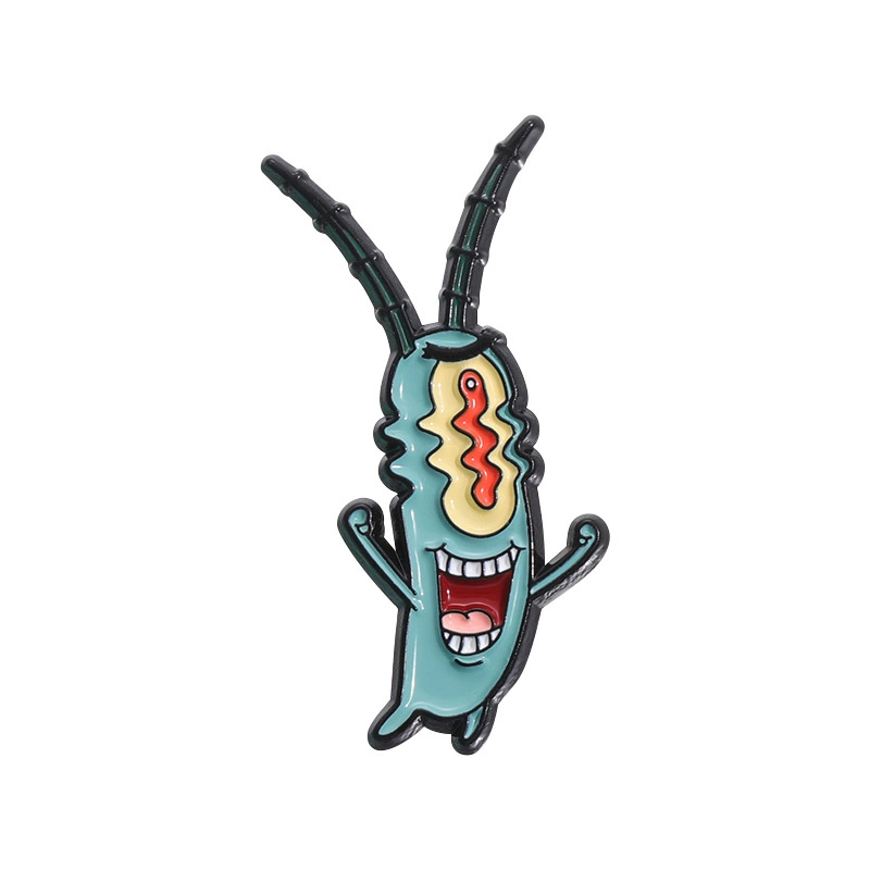 Международная торговля Большая звезда Crab Boss серия Аниме периферийная металлическая медаль багажник мультфильм фиксированное грудное украшение