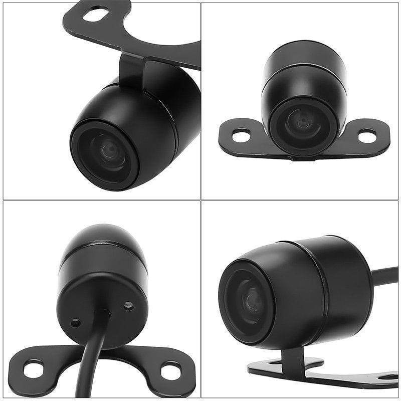 Universal Car Dashcam with Reversing Camera, Butterfly 4-Hole High-Definition Night Vision Rearview Waterproof Camera