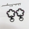 Black (flower rotating spring buckle)