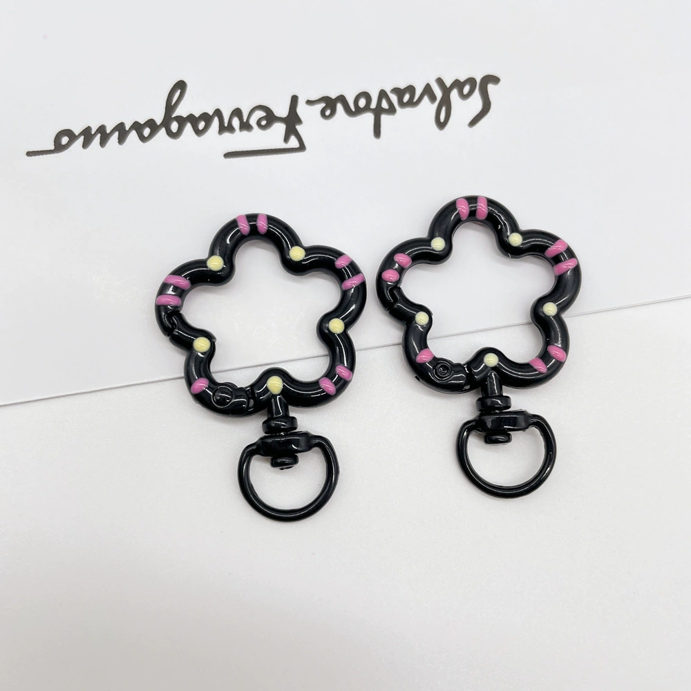 Universal keychain flower-shaped, accessories, flowered, DIY