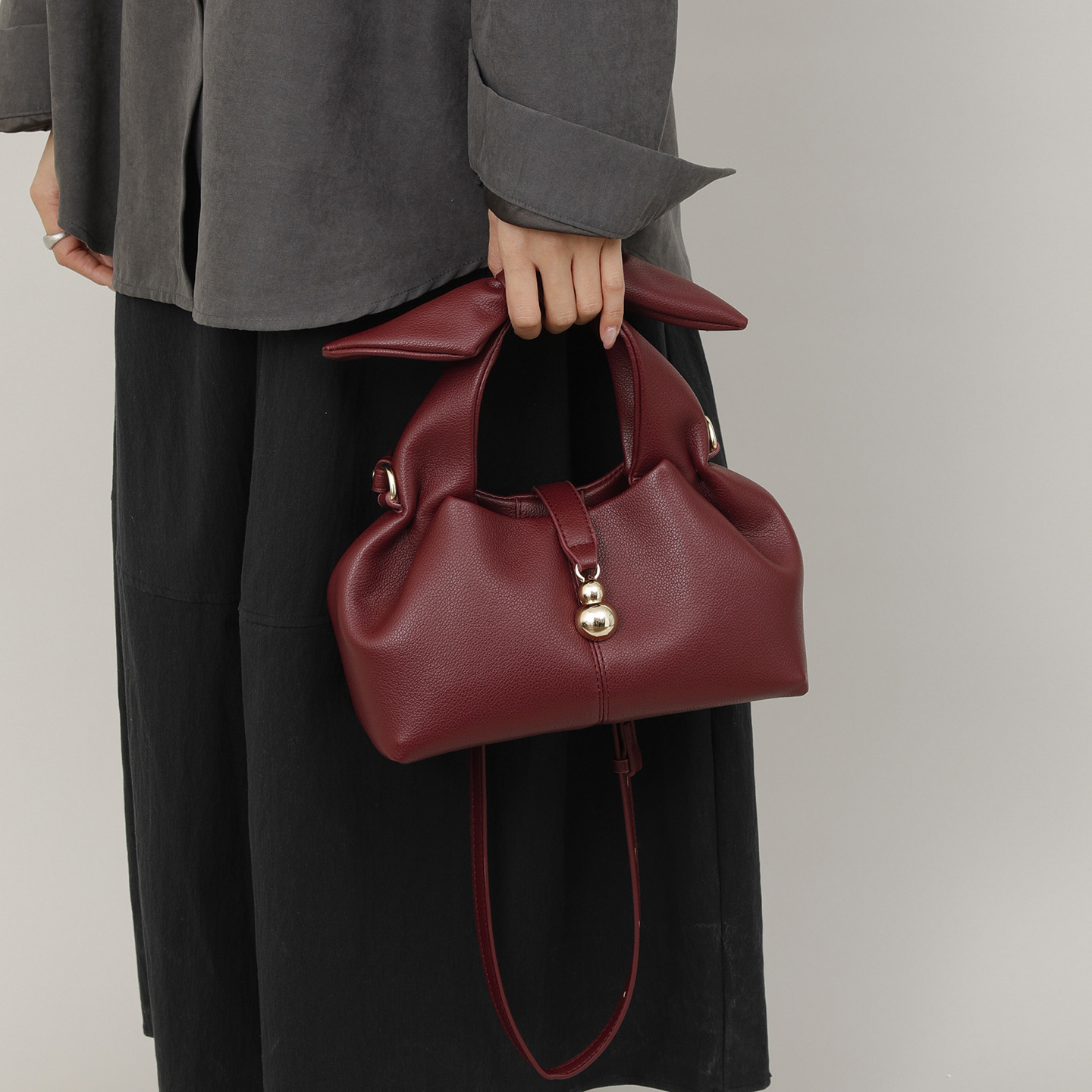 Coreana retro nicho nubes bolsas de mujer arco universal bolsas de mochila diarias de viaje de moda bolsas de hombro bolsas de bolsas de bolsas