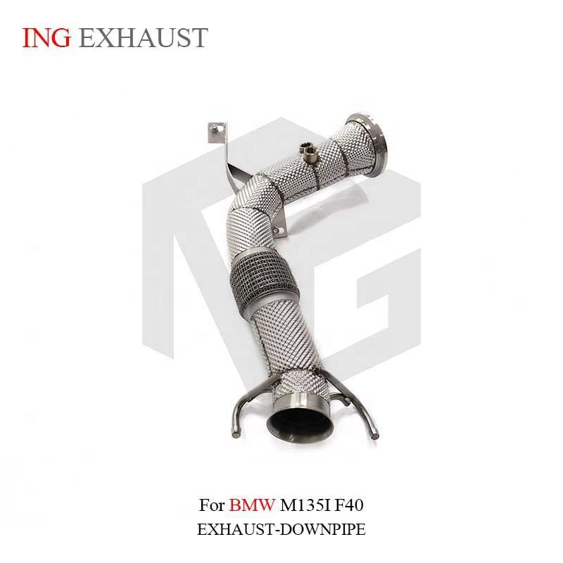 Suitable for BMW M135i F40 with hood stainless steel muffler exhaust system downpipe