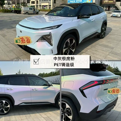 Auto Color Change Film, Car Wrap Installation, Tpu Color-Changing - medium-gray-extreme-powder-152m-x-1m