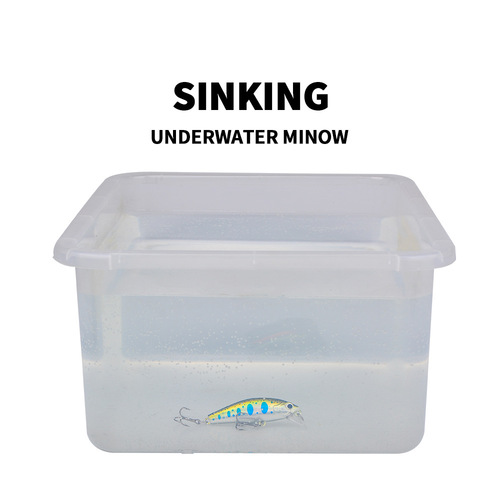 Submerged Minnow Lure 5.6cm 6.8g Freshwater Largemouth Bass Artificial Fishing Bait Biological Plastic Hard Lure Fishing Gear