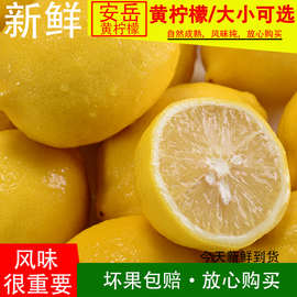 新鲜柠檬黄柠檬尤力克柠檬特果皮薄多汁有坏包赔放心购买包邮中国