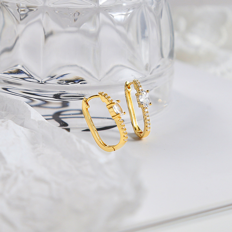 european-and-american-style-simple-geometric-square-zircon-earrings-cross-border-new-style-cold-style-copper-gold-plated-earrings-womens-earrings