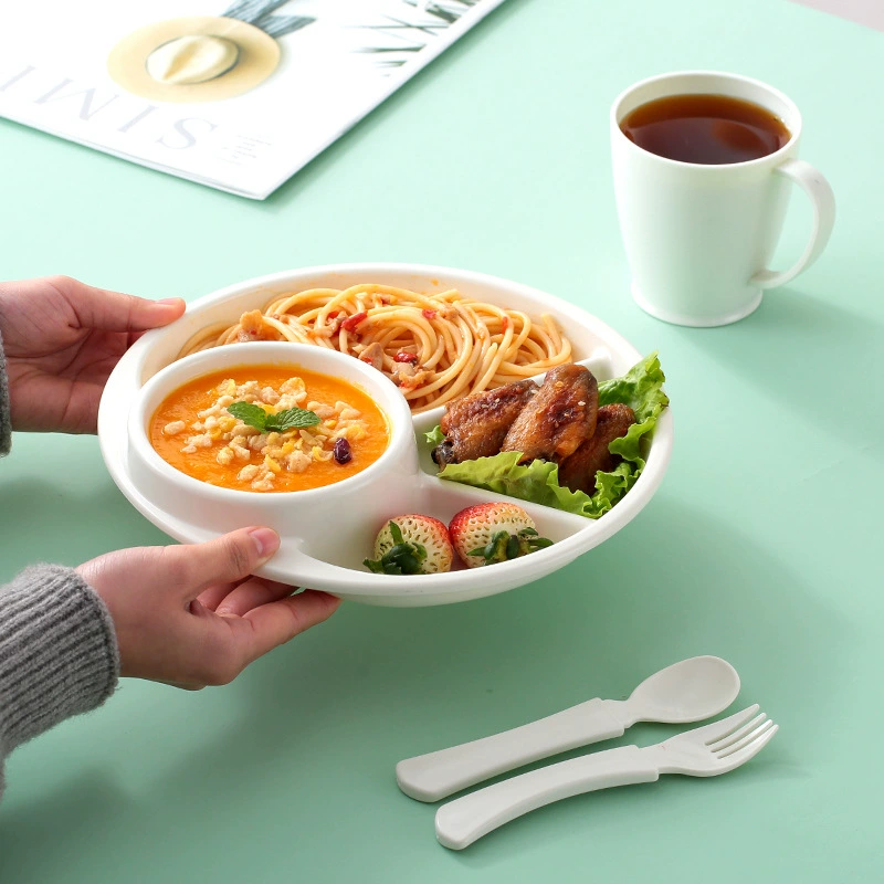 Japanese dinner plate for feeding, tableware, set