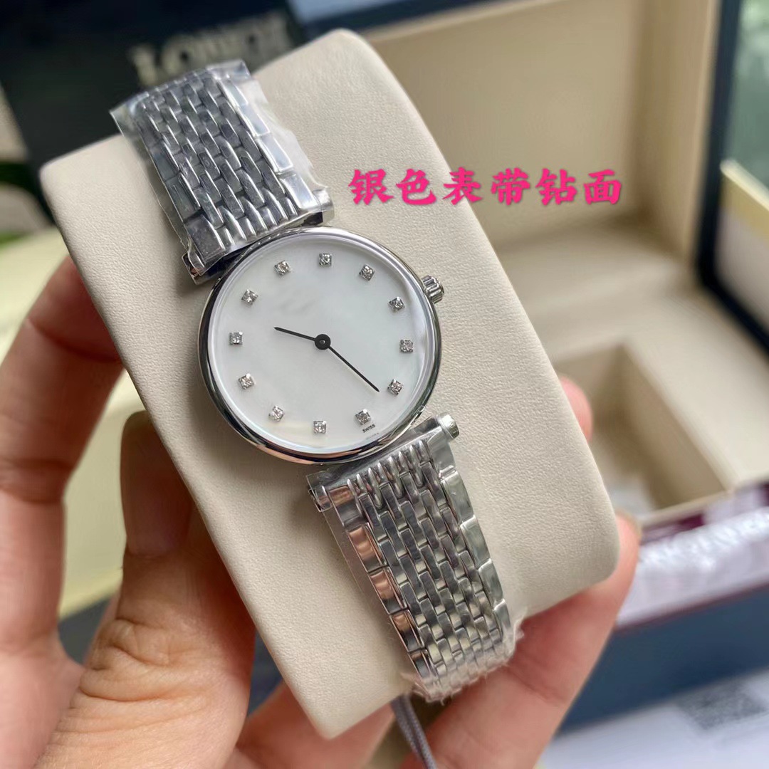 Micro-Business Dropshipping Ultra-Thin Langjia Jialan Series Mother-Of-Pearl Dial Watch Jialan Women's Watch Couple Watch Manufacturer Wholesale