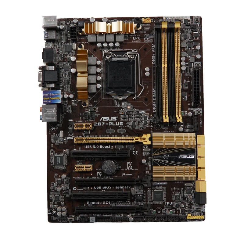For Asus Z87-Plus Motherboard 1150 Pin Support I7 Ddr3 Memory