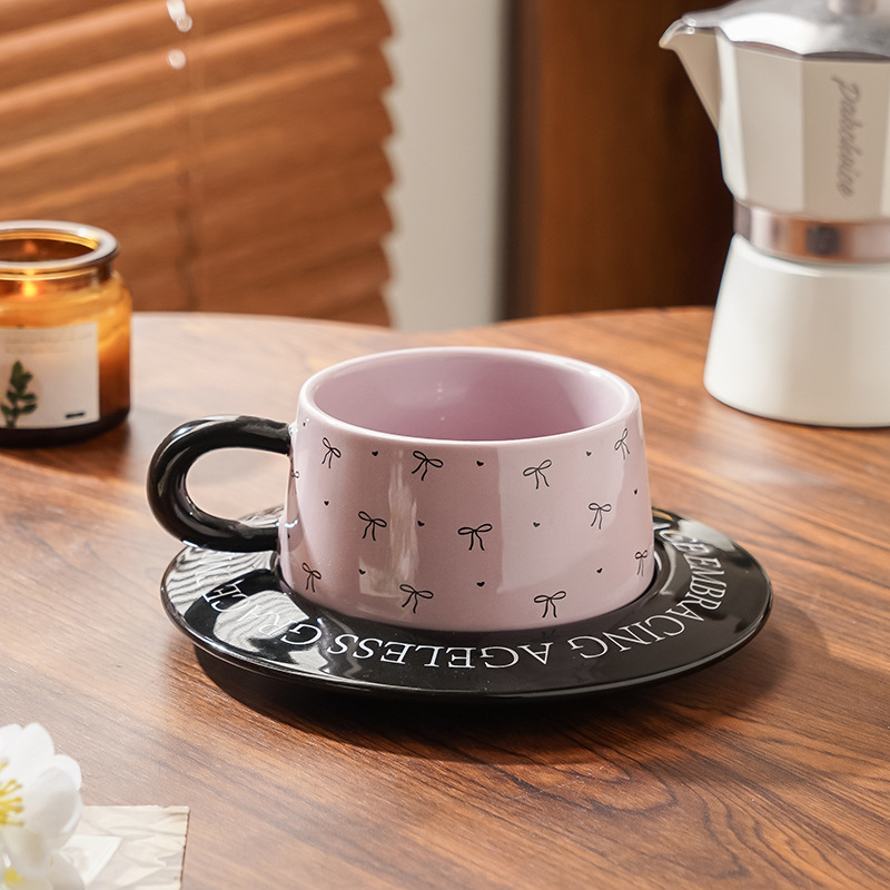 Taza de café retro original, arco de arco