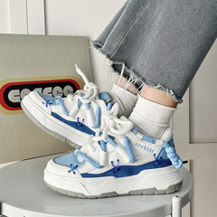 New couple heightening versatile national trend bread shoes ins super hot sports shoes niche fashion women's shoes running men's shoes