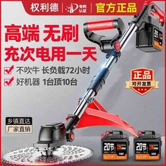 9inch ブラシレス電動芝刈り機リチウム除草機小型家庭用ハンドヘルドリチウム電動芝刈り機充電式除草