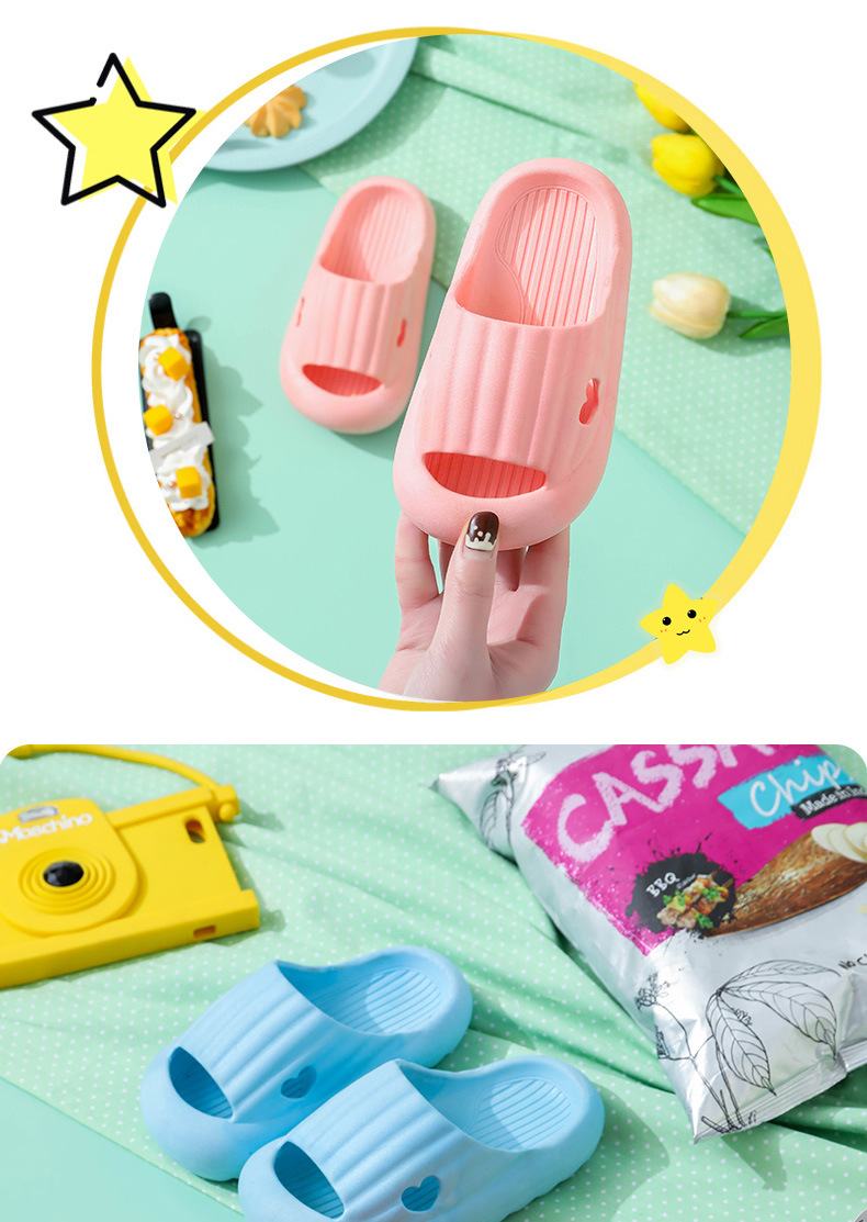 Per bambini Pantofole per bambini Scarpa per bambini Pantofole estive per la casa Pantofole con suola morbida per cartoni animati Slip comode_voghion.com