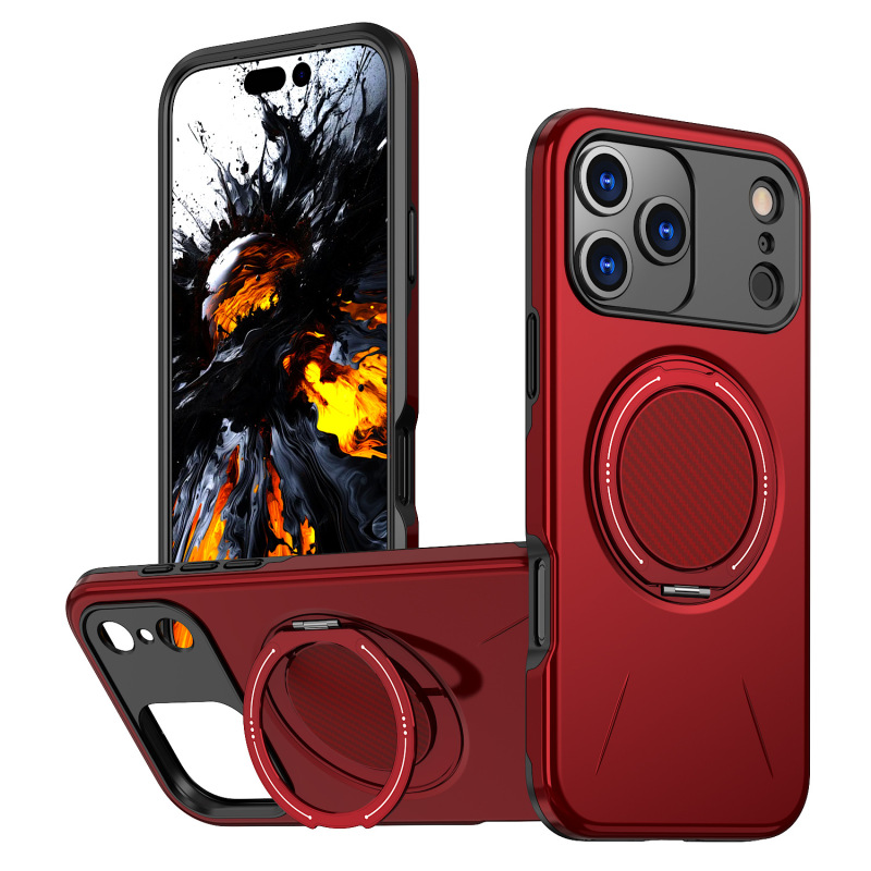 欧米風クリエイティブなスマホケース、Apple 17 Pro Maxケース、360度回転マグネット式スタンド付き、iPhone 17 Air対応|undefined