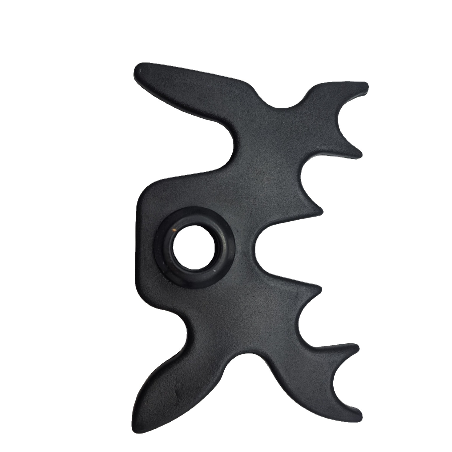 Longding mesa de fábrica de billar Rod cabeza titular de alta y baja de plástico negro mariposa Libélula Antler tenedor boca accesorios al por mayor