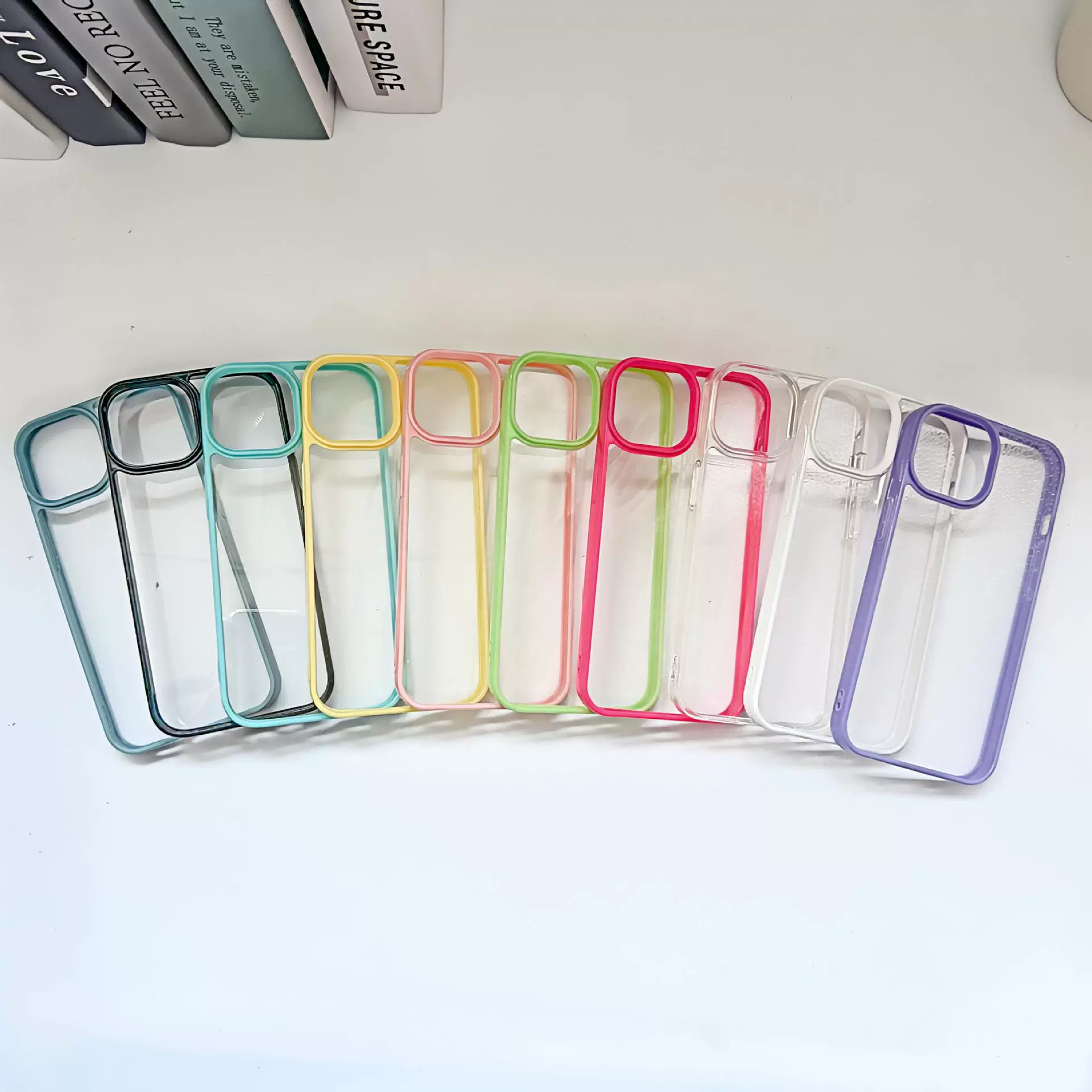 Чехол для iPhone 17 Pro Max с цветной рамкой и рельефным рисунком, подходит для Apple 16, с эпоксидным кремовым клеем, для самостоятельного изготовления